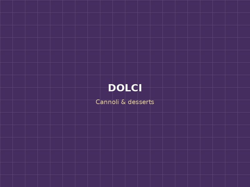 Dolci siciliens